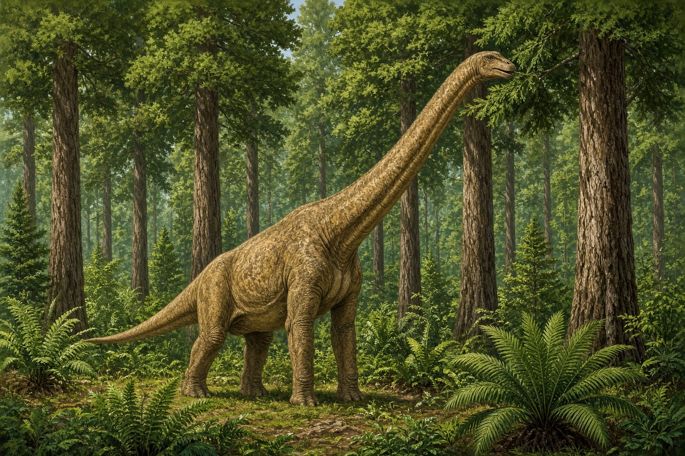 Original drawing of Brachiosaurus